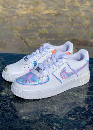 Нові шкіряні кросівки nike air force custom оригінал