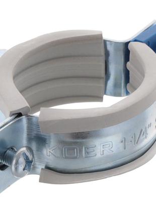 Хомут трубний оцинкований koer kcb.10.g 1-1 / 4 "(38-43) сірий (kr2787)