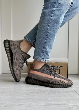Кросівки adidas yeesy boost 350 brown