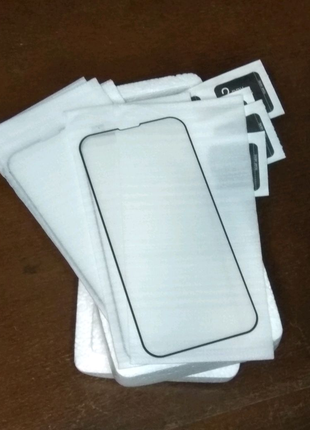 5 шт, скло,iphone 13 pro, захисне скло.