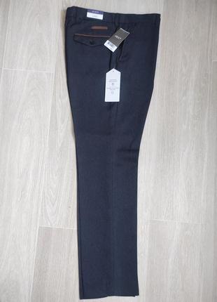 Next slim fit зауженные брюки синие