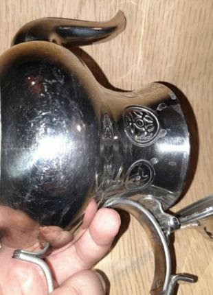 Чайник индукционный металлический заварочнный с рисунком арабский