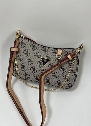 Guess mini bag grey 20 х 12 х 5 см1 фото