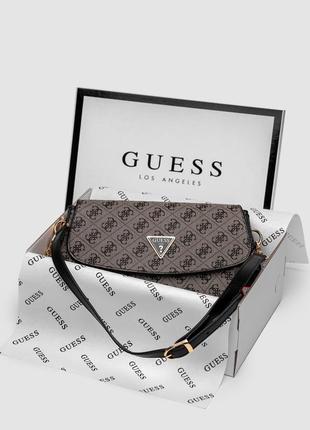 Guess cordelia flap shoulder bag grey 28 х 15 х 6 см3 фото