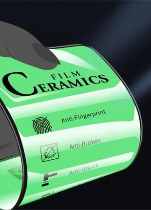 Захисне скло-плівка fiji ceramics для samsung galaxy m34 5g (m346) повна проклейка чорний2 фото