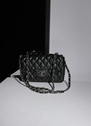 Chanel 1.55 black/silver 21 х 14 х 7 см