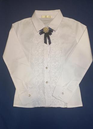 Ошатна блузка many&many рубашка в школу 7-8-9