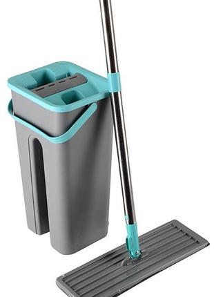 Наборы для уборки idea home ds-342c grey-blue /набор/с ведром 4 л 120 см (ds-342c...