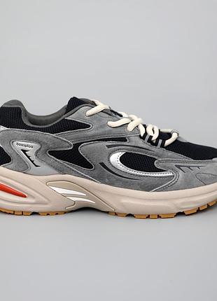 Кроссовки мужские, серые, весна-осень, материал текстиль-сетка, размер 41 fw_000610