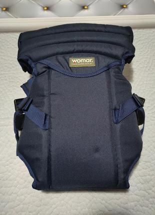 Рюкзак- переноска "sunny" №12 standart original тм womar (zaffiro) темно-синий3 фото