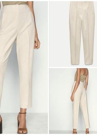 Льняные брюки zara