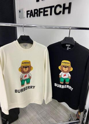 Свитшот burberry. мужской свитшот (кофта без капюшона). двунитка (весна, осень)