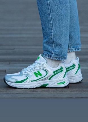 Кросівки new balance 530 white\green