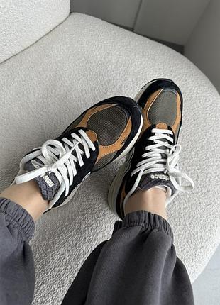 Кроссовки new balance 990 black/orange9 фото