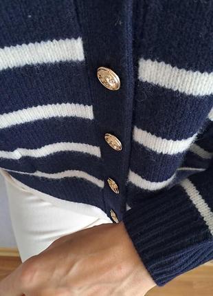 Невероятный теплый кардиган свитер zara, 100% шерсть6 фото