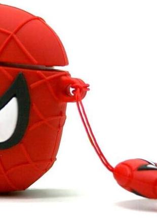 Человек паук чехол для наушников спайдермен spider man marvel марвел футляр для наушников защитный чехол