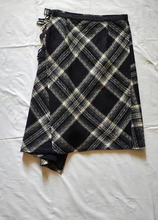 Blacky dress. юбка с запахом а-силуэта