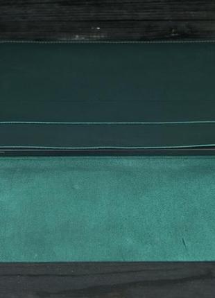 Шкіряний чохол для macbook air 13" (2018-2021) дизайн №24, натуральна шкіра grand, колір зелений