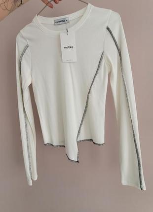 Лонгслів в рубчик