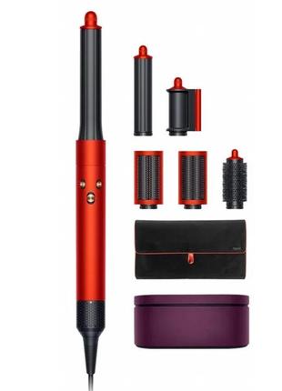 New 2023 стайлер для довгого волосся dyson airwrap multi-styler complete long gift edition (topaz orange)5 фото