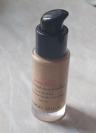 Тональна основа - giorgio armani power fabric spf 25, відтінок 2. обєм 18 ml.