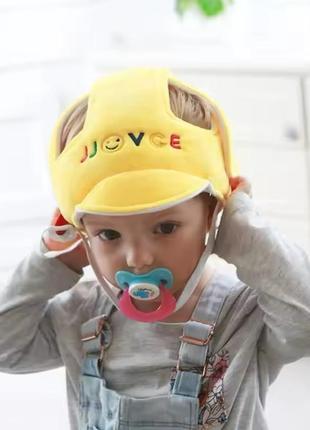 Дитячий захисний шлем від ударів jjovce жовтий