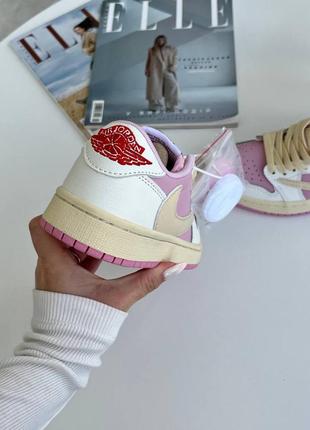 Кроссовки nike air jordan low travis scott pink9 фото