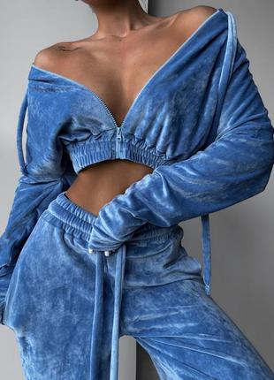 Велюровий спортивний костюм4 фото