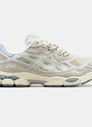 Asics gel nyk white blue, кроссовки ассикс мужские, мужественные кроссовки асимкс демисезонные