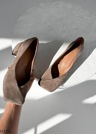 Туфельки с анатомическим носиком