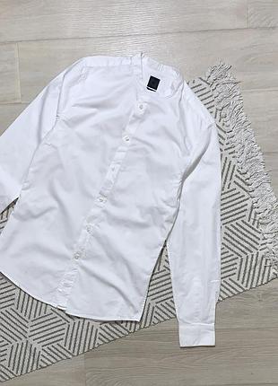 Сорочка h&m (s) slim fit