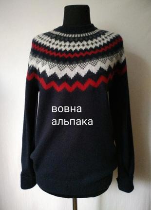 Шерстяной свитер из альпака премиум бренд jack wills