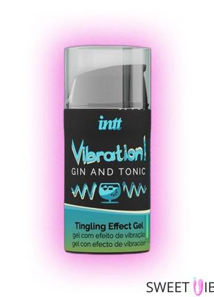 Жидкий вибратор intt vibration gin tonic (15 мл)