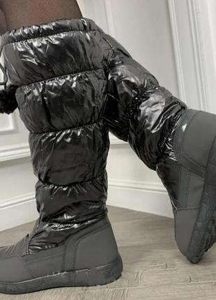 35-39 теплые зимние сапоги сапожки дутики дутики сапоги3 фото