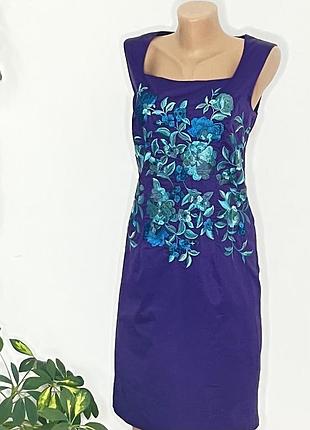 Сукня вишита жіноча ошатна етно плаття вишиванка силуетна по фігурі футляр нарядна натуральне вишивка