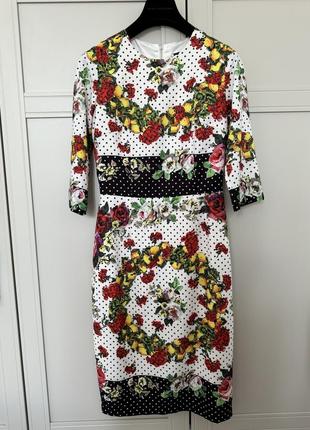 Dolce&gabana оригінал сукня плаття міді розмір s