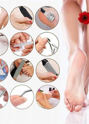 Електрична пилка пемза, електрична пемза для ніг акумуляторна з lcd дисплеєм з...