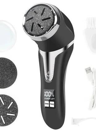 Електрична пилка пемза, електрична пемза для ніг акумуляторна з lcd дисплеєм з...