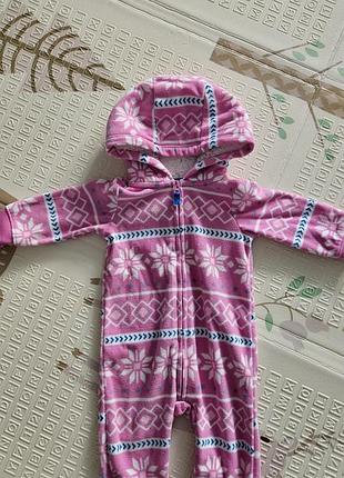 Флисовый комбинезон carter's, 6 месяцев