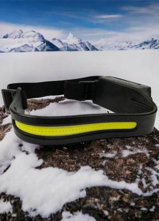 Налобний ліхтар для риболовлі кемпінгу bl-w689/g28-lm+cob, ліхтар налобний з ye-552 червоним діодом