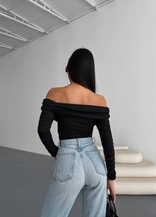 Трендовий боді з драпіруванням та спущеними плечима як в pinterest пінтерест