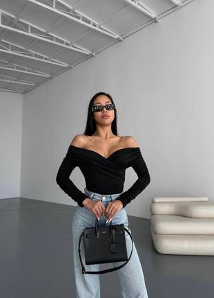 Трендовий боді з драпіруванням та спущеними плечима як в pinterest пінтерест