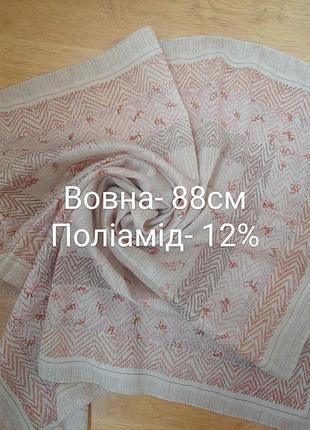 1+1=3🎁на все❗легкий платок в пастельных тонах 65×67см