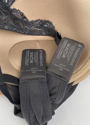 Кружевной бюстгальтер thirdlove 24/7 lace contour plunge bra (usa)🇺🇸
