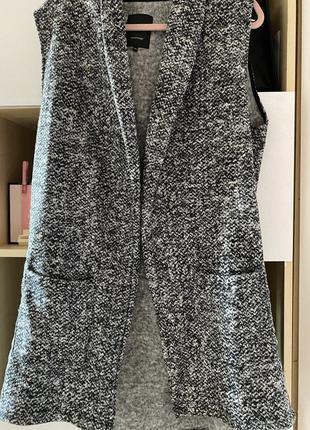 Кардиган без рукавів