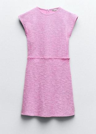 Шикарное платье zara твид