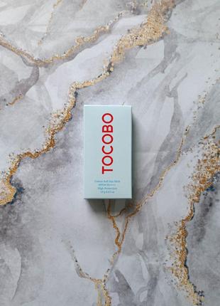 Зволожуючий сонцезахисний крем у стіку tocobo cotton soft sun stick spf50+ pa++++