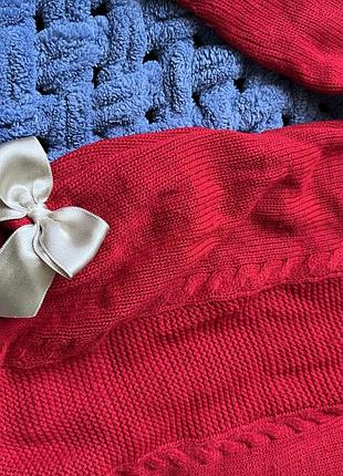 Боди вязаное, крючком, теплое, для фотосессии