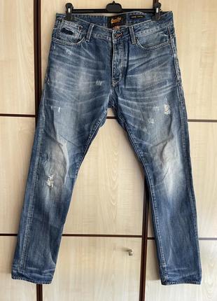 Джинси biker vintage denim