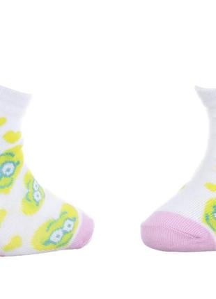 Шкарпетки minnie tete minion dans coeur білий, жовтий діт 27-30 арт 83890431-7